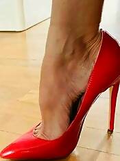 i love my sexy red high heels monica